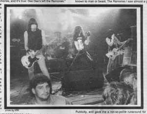 The Ramones Flipside Magazine 1989